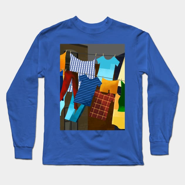 Laundry Day Long Sleeve T-Shirt by Scratch